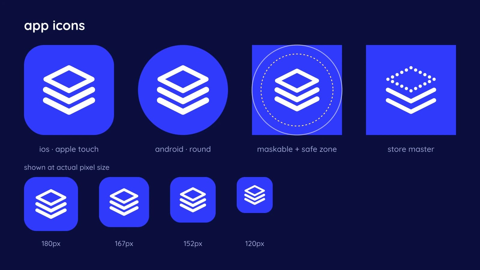 App icons shown on a dark background