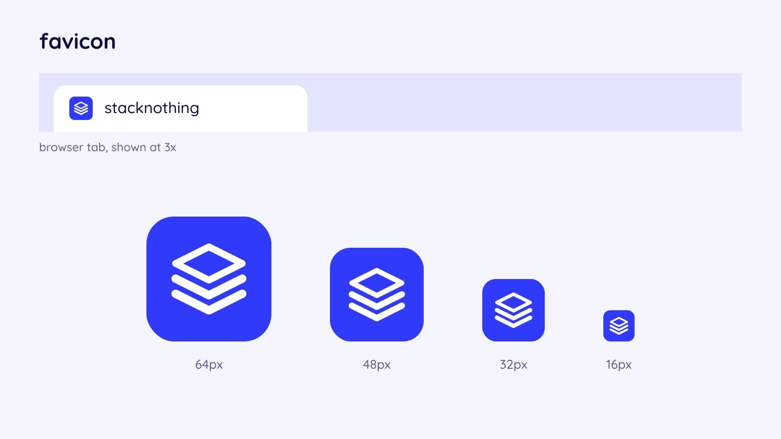 Favicons shown on a light background