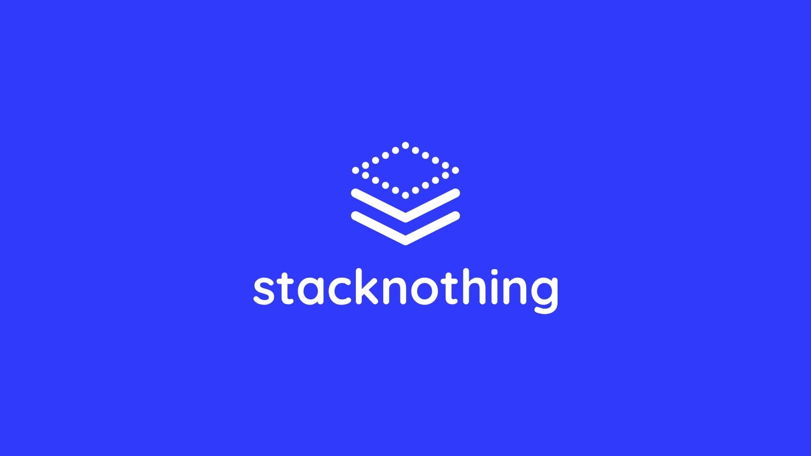 Stacked logo shown on a dark background